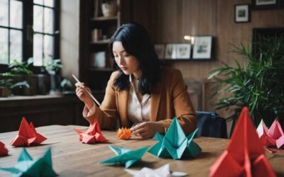 Saroni Davis, expert en origami à Tokyo